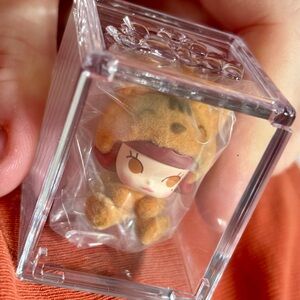 Secret Pop Mart Pop Bean pajama cross dressing Molly sitting squirrel Figurine